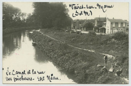 77 - Vaires Sur Marne, Le Canal Et La Rue Des Pècheurs (lt7) - Vaires Sur Marne