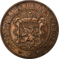 Luxembourg, William III, 10 Centimes, 1855, Paris, Bronze, TTB+, KM:23.2 - Luxembourg