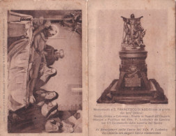 Calendarietto - Monumento A S.francesco Di Assi - Anno 1926 - Formato Piccolo : 1921-40