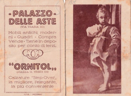 Calendarietto - Palazzo Delle Aste - Ornitol - Anno 1928 - Kleinformat : 1921-40