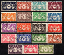 Guyane - 1945 -  Série De Londres  -  N° 182 à 200 - Oblit - Used - Used Stamps