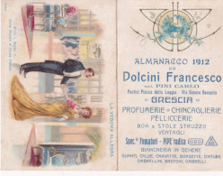 Calendarietto - Profumeria - Ditta Rosario Sapienza - Anno 1927 - Formato Grande : 1921-40