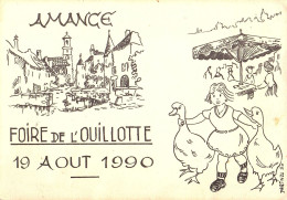 48 AMANCE 1990 FOIRE De L'OUILLOTTE N'a Pas Voyagé - Amance