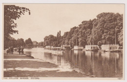 AK 197355 ENGLAND - Oxford - The College Barges - Oxford