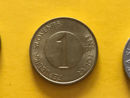 Münze Münzen Umlaufmünze Slowenien 1 Tolar 1992 - Slovenia