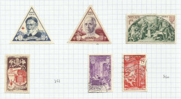 Monaco N°358, 359 Cote 7.40€ (353 à 356 Offerts) - Used Stamps