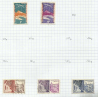 Monaco N°376, 377, 383 à 385 Cote 5.30€ - Used Stamps