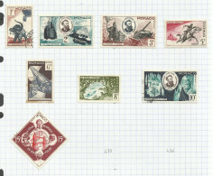 Monaco N°427 à 434 Cote 4€ - Used Stamps