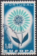 1964 Portugal ° Mi:PT 963, Sn:PT 931, Yt:PT 944, Stylized Flower, Europa (C.E.P.T.) 1964 - Blume - Usati