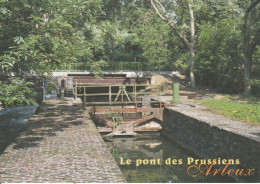 Carte Postale: Une Page De L'histoire D'ARLEUX: Le Pont Des Prussiens. Foire à L'ail. - Arleux