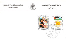 JORDAN - FDC WWF SOS-KINDERDORF 1999  /4379 - Jordanië