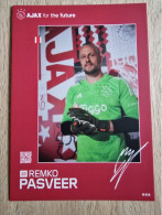 Card Remko Pasveer - Ajax Amsterdam - 2023-2024 - Football - Soccer - Voetbal - Fussball - Heracles Vitesse PSV - Calcio