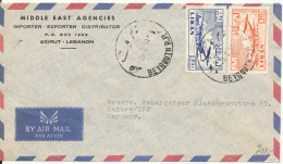 Lebanon Air Mail Cover Sent To Germany Beyrouth 20-8-1959 - Liban