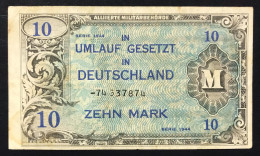 GERMANIA GERMANY  10 Mark 1944  Pick#194d LOTTO 516 - Segunda Guerra Mundial