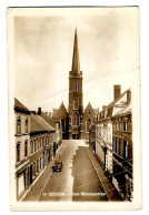 CPSM IZEGEM : Sint-Hiloniusstraat - ( Oude Auto ) - Veritable Photograph - Gelopen Naar Malonne 1939 - 2 Scans - Izegem