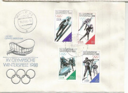 ALEMANIA DDR HALLE 1988 JUEGOS OLIMPICOS DE INVIERNO WINTER GAMES CALGARY - Invierno 1988: Calgary