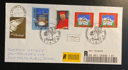 Österreich 2005 Weihnachten Mi. 2472, 2563 (2x), 2505 Auf R-Brief, FDC Sonderstempel CHRISTKINDL - Cartas & Documentos