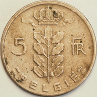 Belgium - 5 Francs 1961, KM# 135.1 (#3184) - 5 Francs