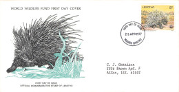 LESOTHO - FDC WWF 1977 - 3 FDC  /4389 - Lesotho (1966-...)