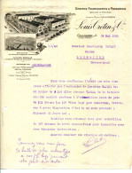 FACTURE.42.LOIRE.CHARLIEU.GRAINES FOURRAGÈRES & POTAGÈRES.TRÈFLES DÉCUSCUTES.LOUIS CRÉTIN & Cie. - Agriculture