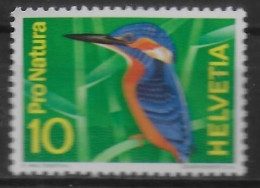 SUISSE  N° 766 * *  Oiseaux Martin Pecheur - Piciformes (pájaros Carpinteros)