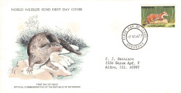 BOTSWANA - FDC WWF 1977 - OTTER  /4391 - Botswana (1966-...)