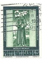 Vaticano 1956; San Giovanni Da Capestrano, Anniversario Della Morte. Lire 25 Verde, Usato. - Used Stamps