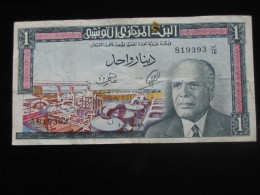 TUNISIE - 1 Dinars 1965 - Banque Centrale De Tunisie **** EN ACHAT IMMEDIAT **** - Tunisia