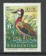 Argentine N°847  Dindrocygna Viduata   Cygne  Veuf   Neuf   * *    B/TB Voir Scans  Soldes ! ! ! - Cygnes