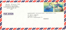 Japan Air Mail Cover  Sent To Denmark 11-3-1993 Topic Stamps BIRDS - Luchtpost