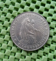 1 X   Jeton, Tourist Token, Penning : Notre - Dame De Lourdes 2006 -  Original Foto  !! - Monete Allungate (penny Souvenirs)