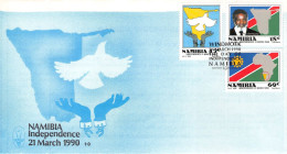 NAMIBIA - FDC 1990 - INDEPENDENCE  /4401 - Namibie (1990- ...)