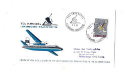 Vol Inaugural Luxembourg-Frankfurt/Main.Luxair.1962. - Brieven En Documenten