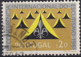 1962 Portugal ° Mi:PT 917, Sn:PT 885, Yt:PT 898, Tents And Scout Emblems , Pfadfinder - Usati