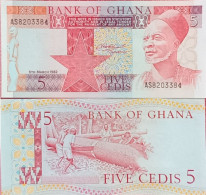 GHANA  5 CEDIS 1982,UNCIRCULATED - Ghana