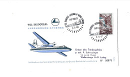 Vol Inaugural Luxembourg-Athènes.Luxair.1968. - Covers & Documents