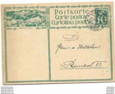 160 - 23 - Entier Postal Avec Illustration "Amden" Cachet à Date Altstetten 1929 - Entiers Postaux