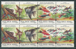 Poland Stamps MNH ZC.3357-60 Pas.2pi: Aquarium Fish (strap)(2v) - Ungebraucht