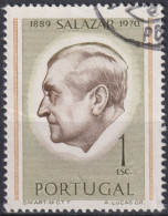 1971 Portugal °  Mi:PT 1136B, Sn:PT 1103, Yt:PT 1116, Antonio Salazar - Perf 13½ - Used Stamps