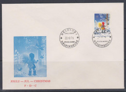 Finlande FDC 1978 799 Noël Nourrir Les Petits Oiseaux - FDC