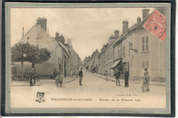 CPA - VILLENEUVE-la-GUYARD (89) - Aspect De La Montée De La Grande-Rue En 1906 - Villeneuve-la-Guyard