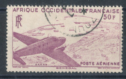 A.O.F. PA N°12 Avion Survolant Dakar - Oblitérés