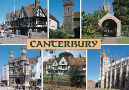 1 AK England * Canterbury The Weavers, St. Peter's Church, War Memorial Garden, Christchurch Gate, River Stour Cathedral - Canterbury