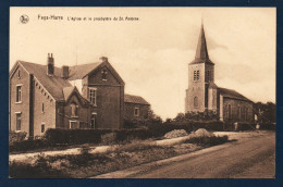 Fays-Harre ( Manhay). L'église Et Le Presbytère De Saint-Antoine. 1935 - Manhay