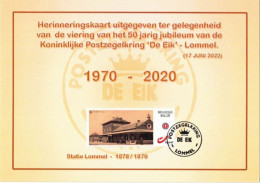 Lommel 2020 Ijzeren Rijn  Jubileum - Cartoline Commemorative - Emissioni Congiunte [HK]
