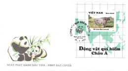 VIETNAM- FDC WWF 1993 -   /4412 - Viêt-Nam