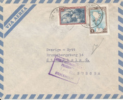 Argentina Air Mail Cover Sent To Sweden Buenos Aires 2-8-1953 - Airmail