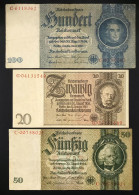 Germany Germania 20 Mark 1929 +  50  Mark  1933 + 100  Mark 1935   LOTTO 479 - Collezioni