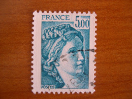 France Obl   Marianne N° 2123 Cachet Rond Noir - 1977-1981 Sabine Of Gandon
