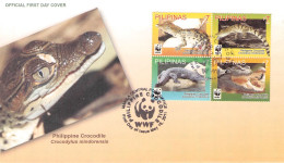 PHILIPPINES - FDC WWF 2011 - CROCODILE   /4415 - Filippijnen